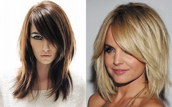 Haircuts with bangs for medium hair 2020. Photo of fashionable haircuts for a round, oval, square face