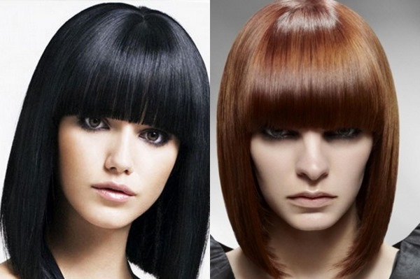 Haircuts with bangs for medium hair 2020. Photo of fashionable haircuts for a round, oval, square face