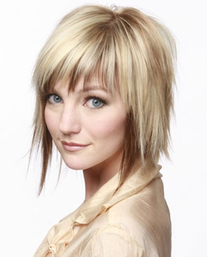 Women's haircuts for medium hair length. Photos, titles, front and back views