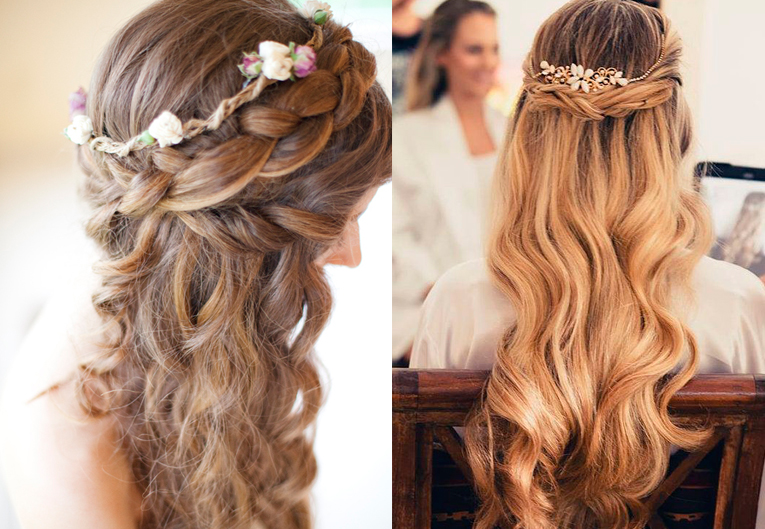 Hairstyles for medium hair for a celebration. DIY beautiful styling ideas in stages, with and without bangs. A photo