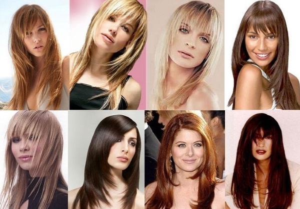 Fashionable bangs for long hair. Haircuts - news 2020, photo