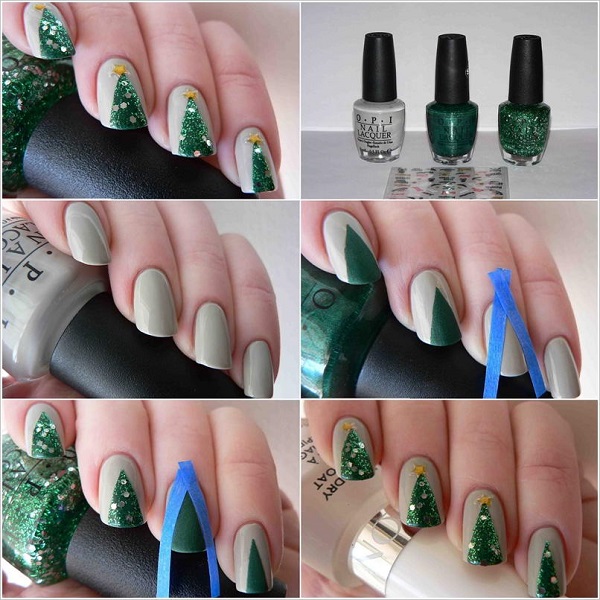 Nail design with tape for short and long nails. Photos, ideas with rhinestones, scotch tape. Master class: how to make a manicure with gel polish