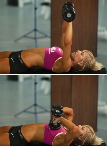 How to pump up the arms of a girl at home and in the gym. Training program