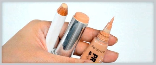 How to use correctors for the face: palettes of 6 or more colors, step-by-step application of liquid correctors and a pencil with photos and videos