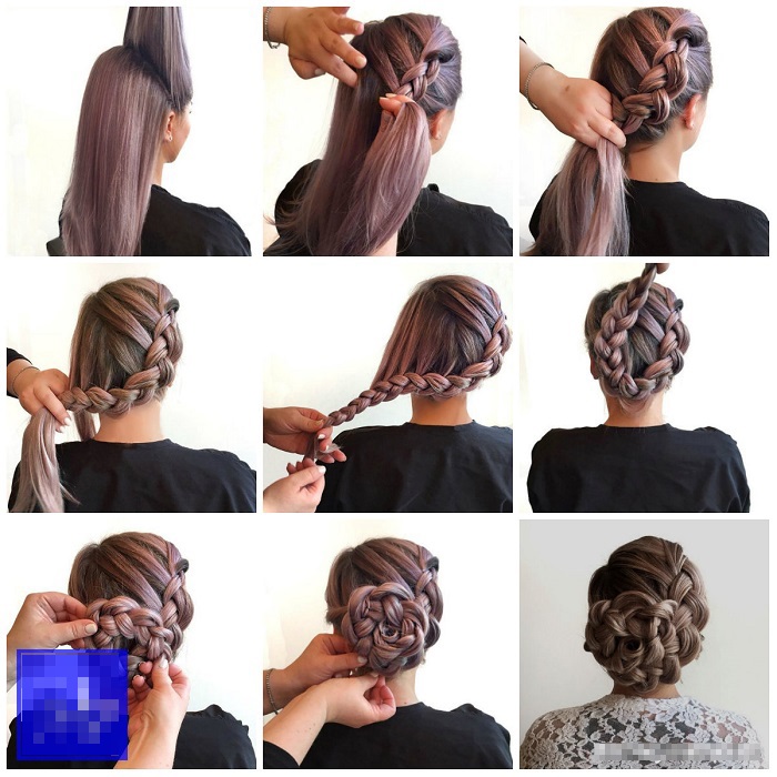 Beautiful hairstyles for short hair. Fast and easy styling in 5 minutes