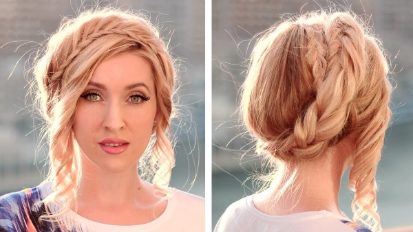 Beautiful hairstyles for short hair. Fast and easy styling in 5 minutes