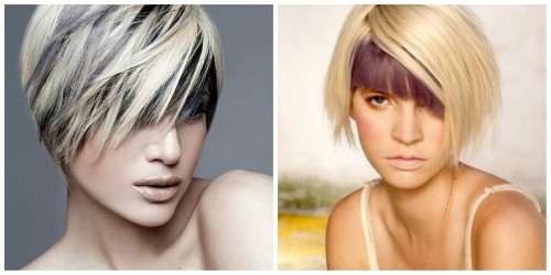 Creative hair coloring. New for medium, short and long hair. A photo