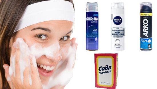 Face mask with baking soda for wrinkles, acne, blackheads, age spots. Recipes and home use