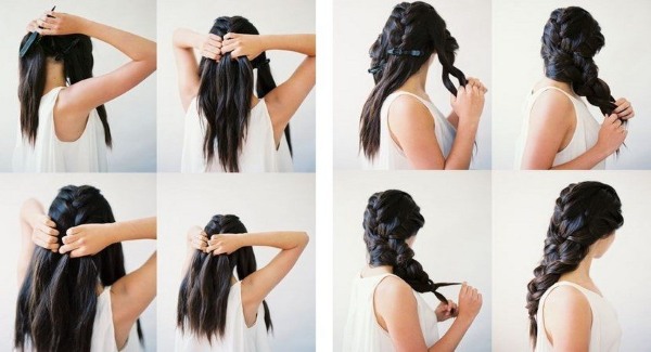 Weaving braids for medium hair for yourself and for children: beautiful, voluminous. Step-by-step instructions with photos for beginners