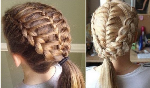 Acconciature per capelli medi per una celebrazione. Belle idee per lo styling fai-da-te in più fasi, con e senza frangia. Una foto