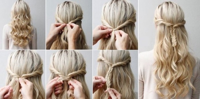 Beautiful hairstyles for long and medium hair with your own hands. Who is suitable, how to do it. Step-by-step instructions with photos and videos