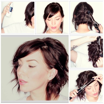 Hair styling for short curls with and without a hairdryer at home. Step-by-step instructions with photos, stylist recommendations