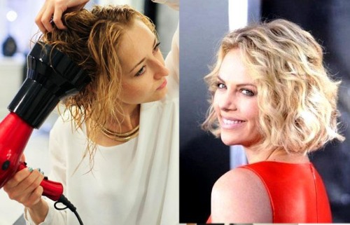 Hair styling for short curls with and without a hairdryer at home. Step-by-step instructions with photos, stylist recommendations