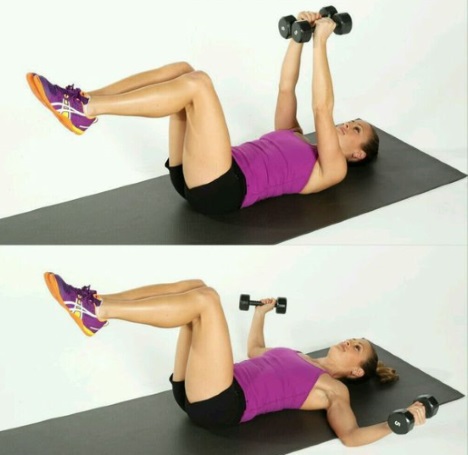 Dumbbell biceps exercises for women. How to do it right, the most effective