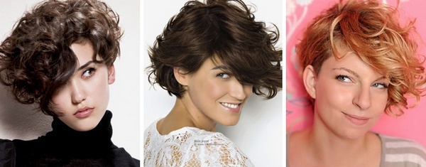 Asymmetric haircuts for women for short hair for a round face, oval, triangular. Photo, front and back views