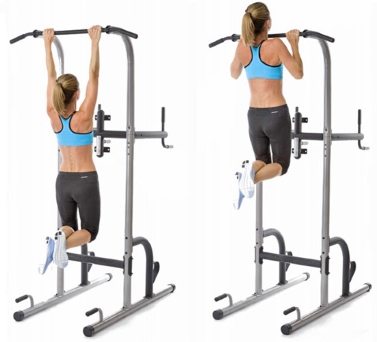 Basic exercises for women for pectoral muscles with dumbbells, barbell, kettlebell, expander, for body weight