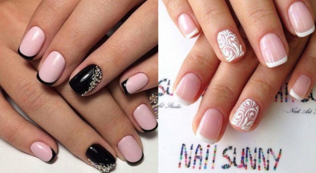 Bella giacca sulle unghie. Idee di design, foto di nuovi prodotti con motivi, strass, buchi, sfregamenti. Smalto gel per manicure passo dopo passo