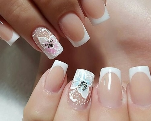 Nice jacket on the nails. Design ideas, photos of new products with patterns, rhinestones, holes, rubbing. Manicure gel polish step by step