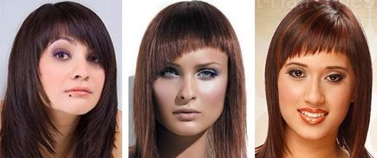 Bangs 2020 for medium hair: oblique, torn, beautiful, short, cascade, asymmetry. Fashion trends with photos