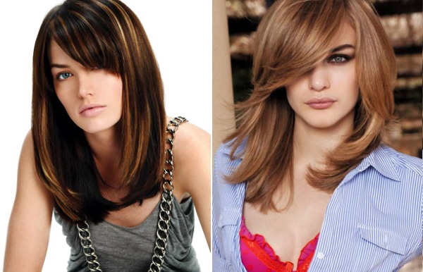 Bangs 2020 for medium hair: oblique, torn, beautiful, short, cascade, asymmetry. Fashion trends with photos