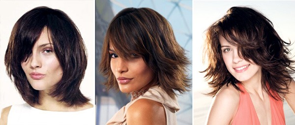 Bangs 2020 for medium hair: oblique, torn, beautiful, short, cascade, asymmetry. Fashion trends with photos