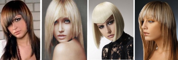 Bangs 2020 for medium hair: oblique, torn, beautiful, short, cascade, asymmetry. Fashion trends with photos