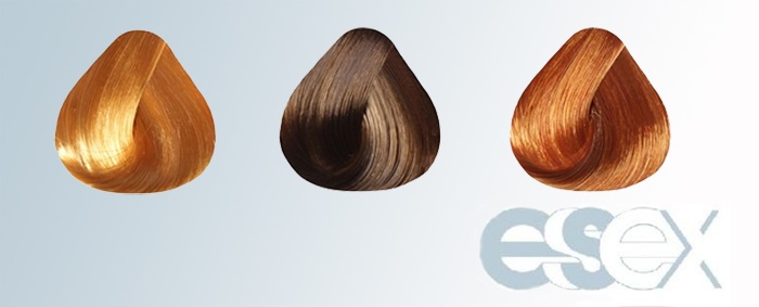 Estelle paint. Color palette, hair photo: numbers, names of shades of all series: Deluxe, Blond, Essex, Princesses, Couture, Newton