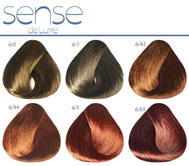 Estelle paint. Color palette, hair photo: numbers, names of shades of all series: Deluxe, Blond, Essex, Princesses, Couture, Newton