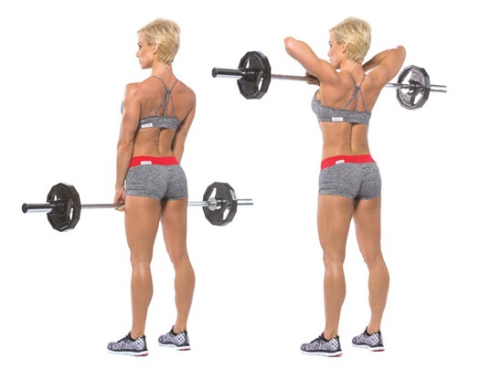 How to pump up your back at home and in the gym for a girl. Exercises with a barbell, dumbbells, on a horizontal bar and without, with your own weight