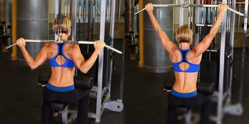 How to pump up your back at home and in the gym for a girl. Exercises with a barbell, dumbbells, on a horizontal bar and without, with your own weight