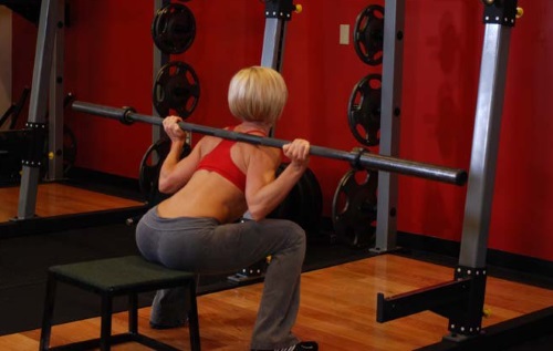 How to squat with a barbell for girls to pump up the buttocks. Benefits, execution technique, squats on the simulator