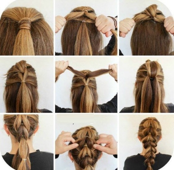 Belle acconciature con capelli corti per ragazze a scuola, all'asilo, semplici in 5 minuti, trecce, istruzioni con foto