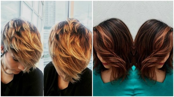 Colorazione dei capelli in stile balayage per capelli corti, medi, lunghi, castano chiaro e scuri. Come farlo da solo a casa. Chi si adatta. Una foto