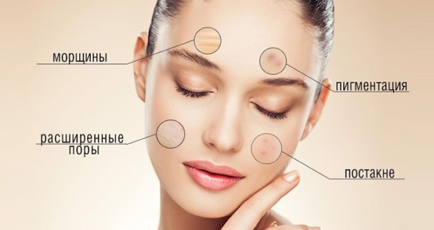 Benefits and harms of face peeling: chemical, fruit acids, glycolic, hardware, retinol, Jessner, succinic acid, with calcium