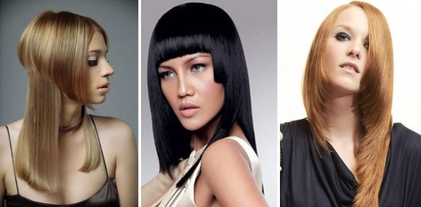 Stylish haircuts for women for long hair by face type, with and without bangs. New items 2020, photo