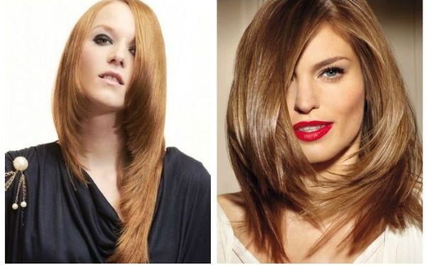 Stylish haircuts for women for long hair by face type, with and without bangs. New items 2020, photo