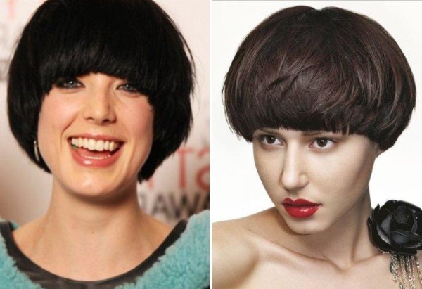 Fashionable women's haircuts in 2020 for short hair. Photo, front and back views