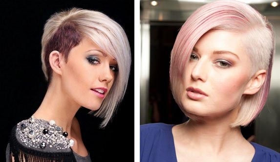 Fashionable women's haircuts in 2020 for short hair. Photo, front and back views