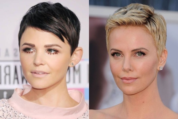 Fashionable women's haircuts in 2020 for short hair. Photo, front and back views