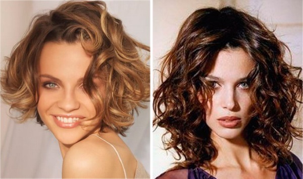 Fashionable beautiful women's haircuts for curly hair of medium length: with bangs and without, not requiring styling. New for 2020