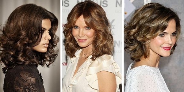 Fashionable beautiful women's haircuts for curly hair of medium length: with bangs and without, not requiring styling. New for 2020