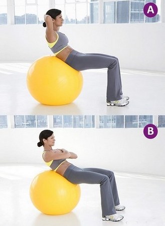 Exercises for the spine on a ball according to Bubnovsky, with osteochondrosis and hernia of the lumbar spine