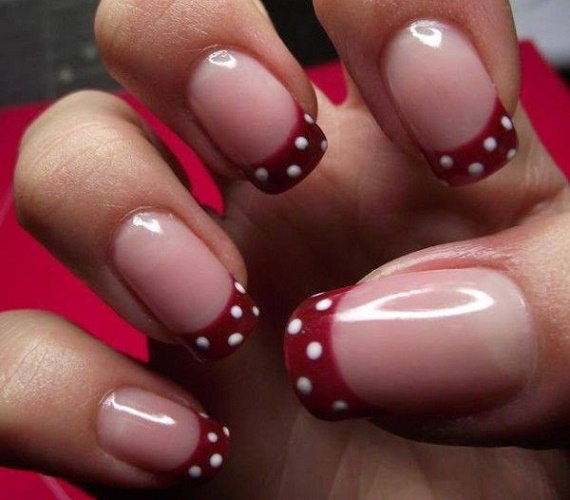 French on nails. Photo 2020, new items: white gel polish with a pattern, spring, autumn, summer, winter designs and ideas