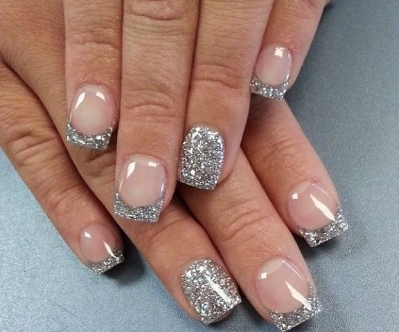 French on nails. Photo 2020, new items: white gel polish with a pattern, spring, autumn, summer, winter designs and ideas