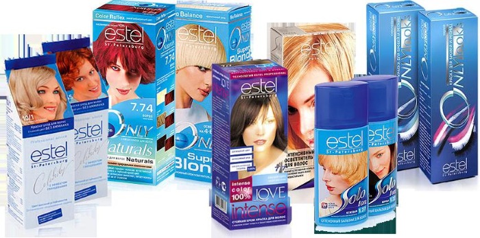 Estelle hair dye: Silver Deluxe palette, Princess Essex, Celebrity, ammonia-free. Instructions for use, reviews