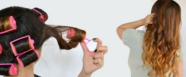 How to wind hair on curlers with a stick, Velcro, papillotes, spirals