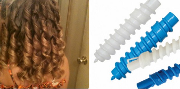 How to wind hair on curlers with a stick, Velcro, papillotes, spirals