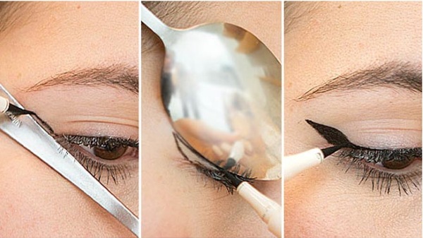 How to draw arrows in front of your eyes with eyeliner in stages. Beautiful to herself, perfect and even. Photo, video tutorials