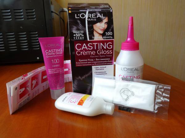 Casting hair dye. The palette of colors, shades, composition of Gloss cream from Loreal. Instructions for use