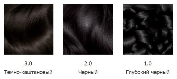 Garnier hair dye. Color palette, photo: Naturals, Senseishen, Shine, Olia, caramel, alder, pearl-ash, dark blond, sandy shore, light blond